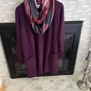 Sweater and matching scarf